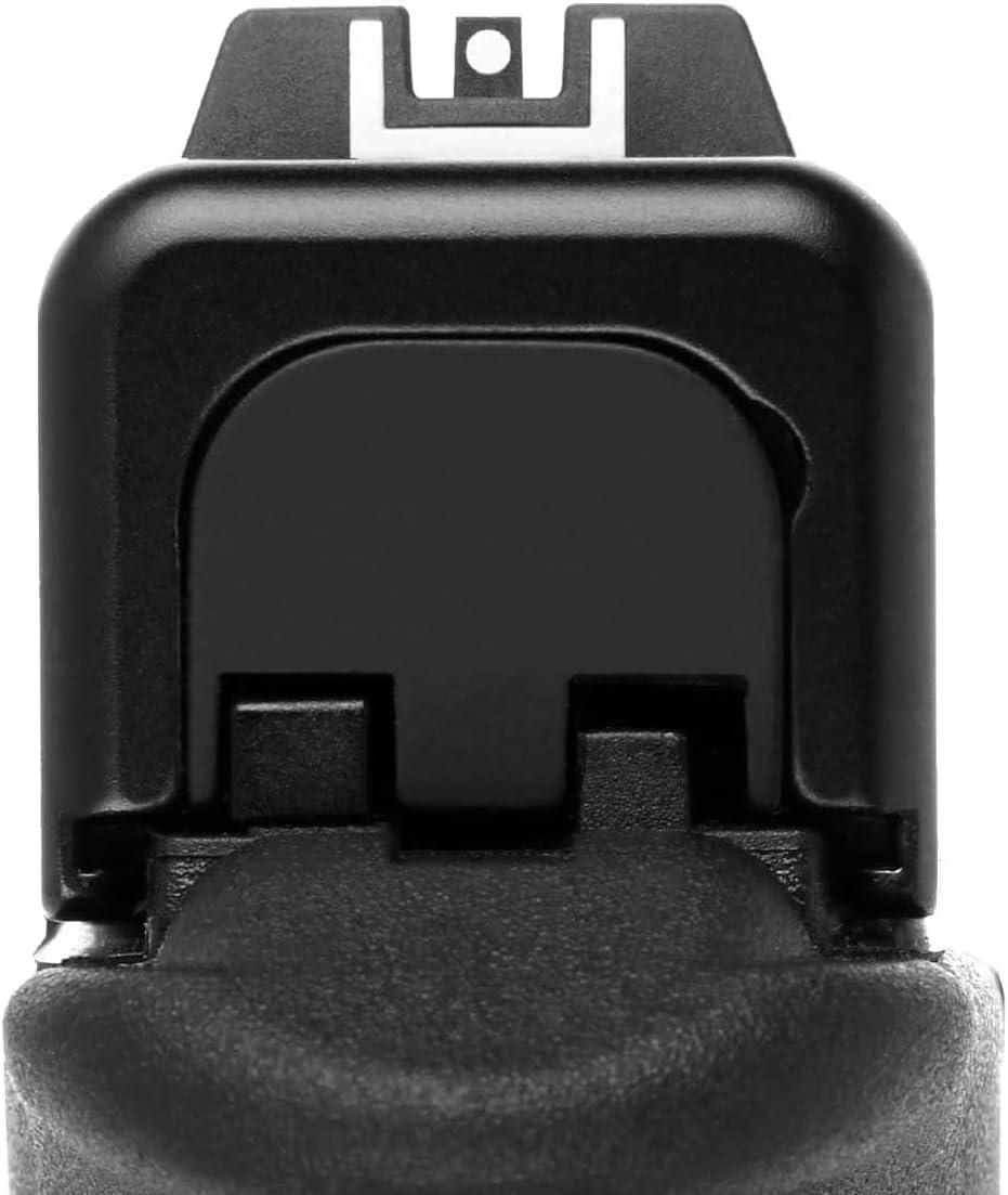 NDZ Performance Rear Slide Cover Plate for Glock 17 19 19X 20 21 22 23 26 27 34 45 & 47 49 Gen 5 9MM .40 S&W Laser Engraved Anodized Aluminum, Made in the USA - Choose Design