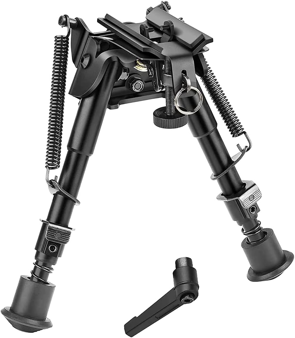 CVLIFE Rifle Bipod, Swivel Bipod for Rifle with Detachable S Lock Lever (6-9 Inches) : Sports & Outdoors