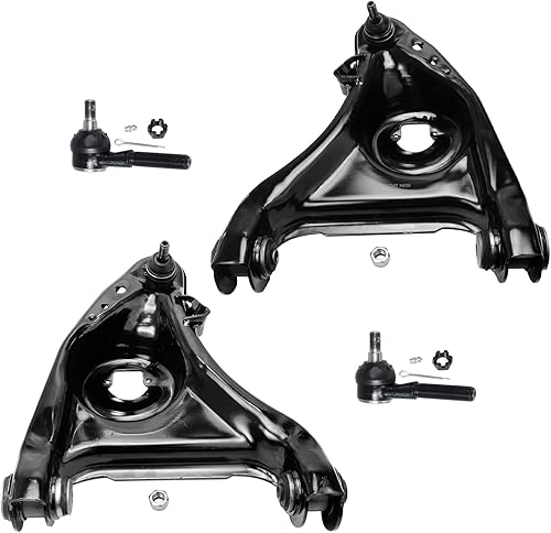 Miniatura 383 de Detroit Axle - Kit de brazos de control delanteros de 4 piezas para Chevrolet Aveo Aveo5 Pontiac G3 Wave Wave5 Suzuki Swift+, 2 brazos de control