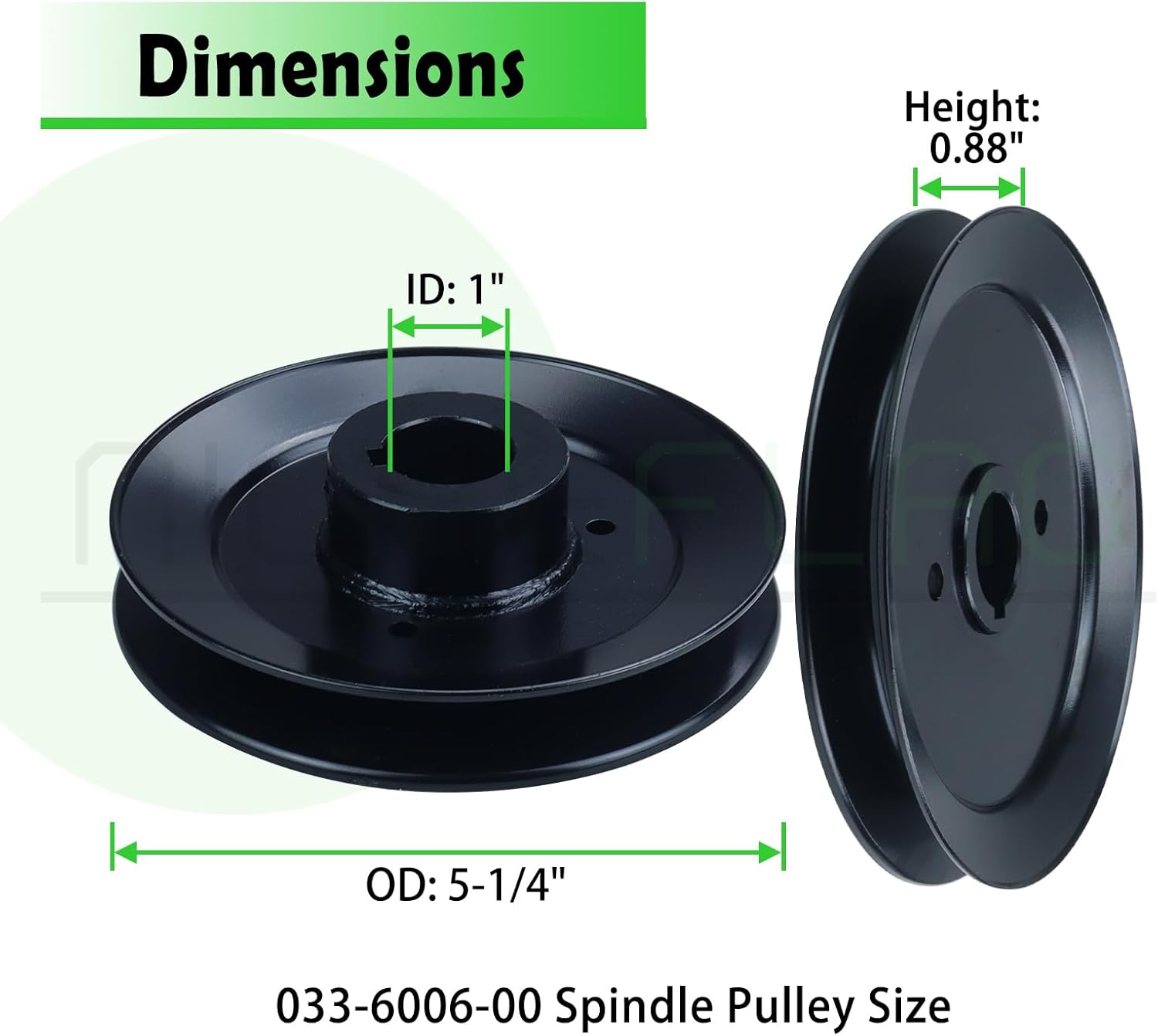 037-6015-50 Spindle Assembly with 033-6006-00 Pulley Replaces 037-6015-00, 037 6015 50, 037601550, 037601500 for Bad Boy ZT Elite 54, Maverick 54, Bad Boy 54, ZT 54 Lawn Mowers