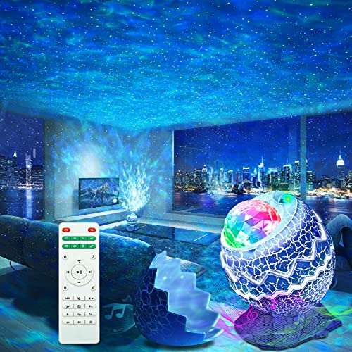 Rossetta Star Projector, Galaxy Projector Led Lights For Bedroom, Remote Control & White Noise Bluetooth Speaker, 4 Lighting Modes Night Light For Kids Room, Adults Home Theater, Party, Bedroom Decor #TOP25