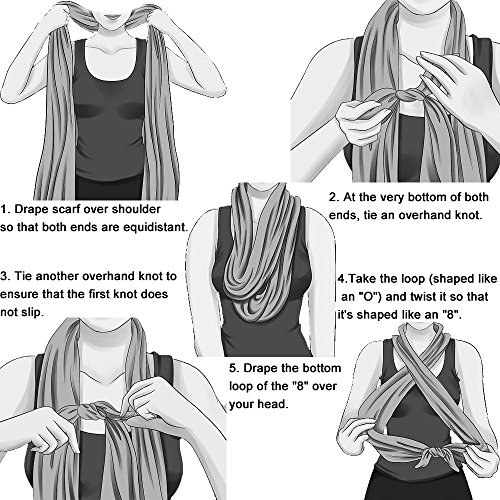 Nasoperfect Silk Feeling Scarf Large Headscarf Fashion Parrot Pattern Hair Wraps Soft Neck Scarves For Women Black 70" X 35" #TOP6