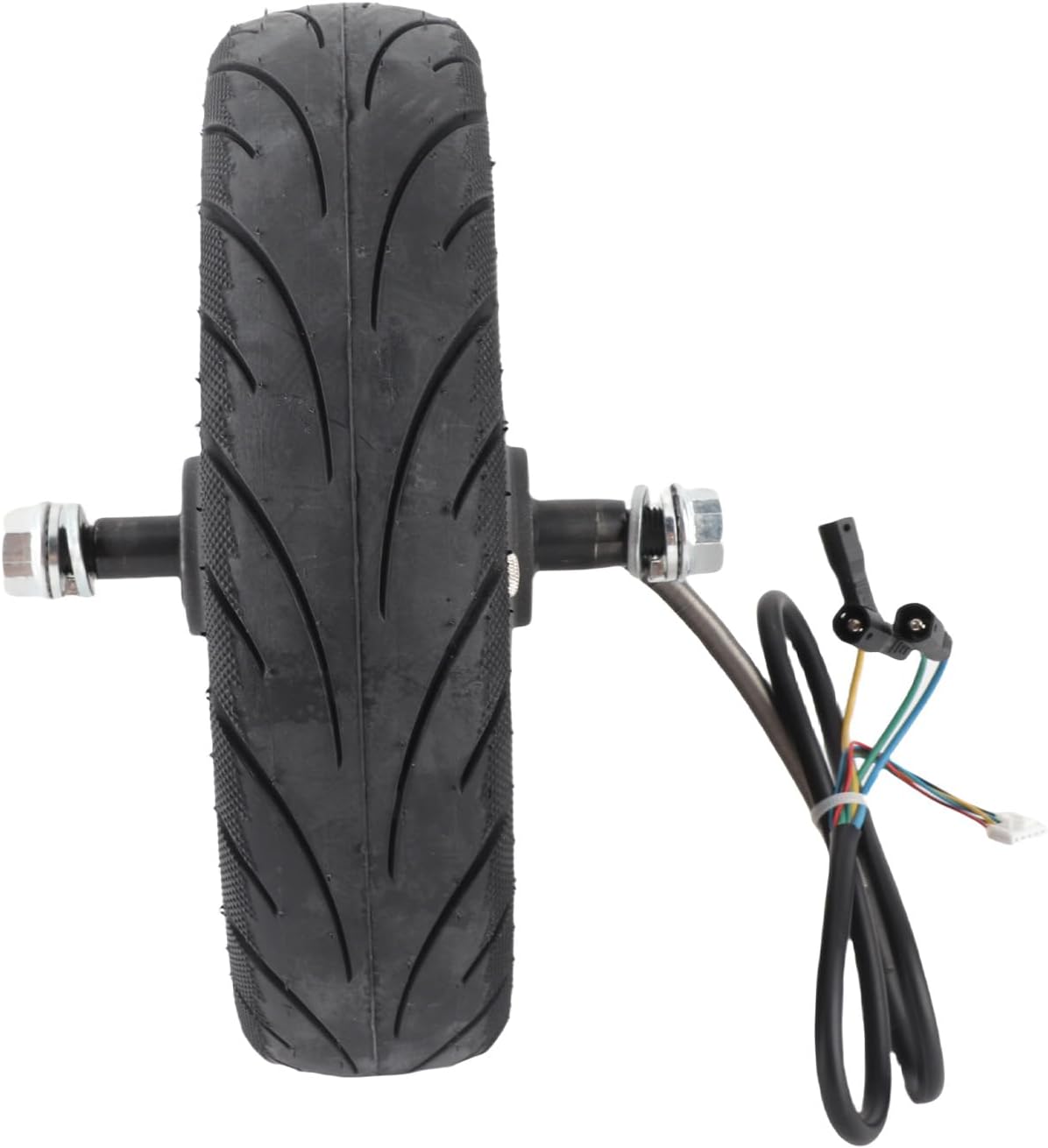 Focket 350W Electric Scooter Hub Motor, Rear Wheel Drive, Compatible with Ninebot MAX G30, Aluminum Alloy & Rubber, Metallic