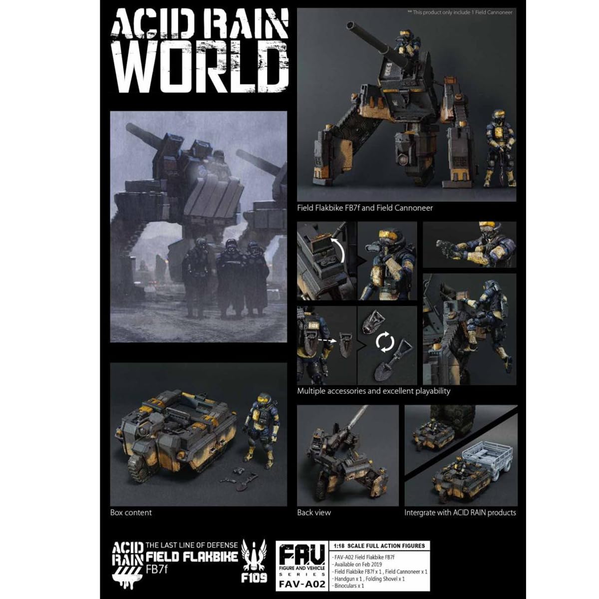 Amazon | HiPlay TOY ALLIANCE 1/18 ACID RAIN FAV-A02 フィールド