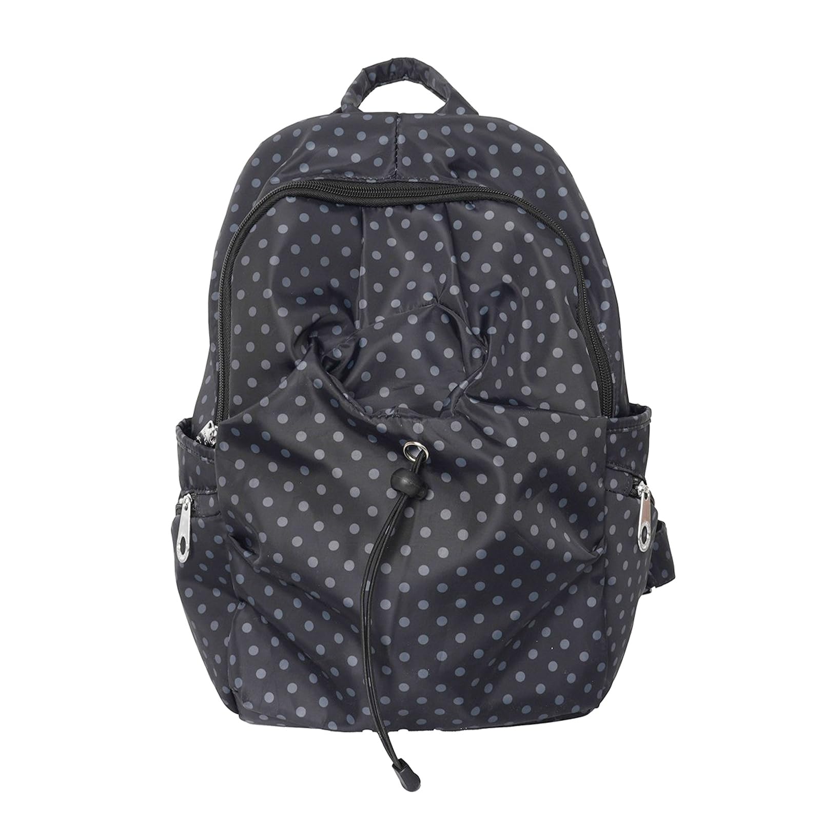Dziewczęcy plecak na co dzień Y2K w kropki, lekki nylon Preppy