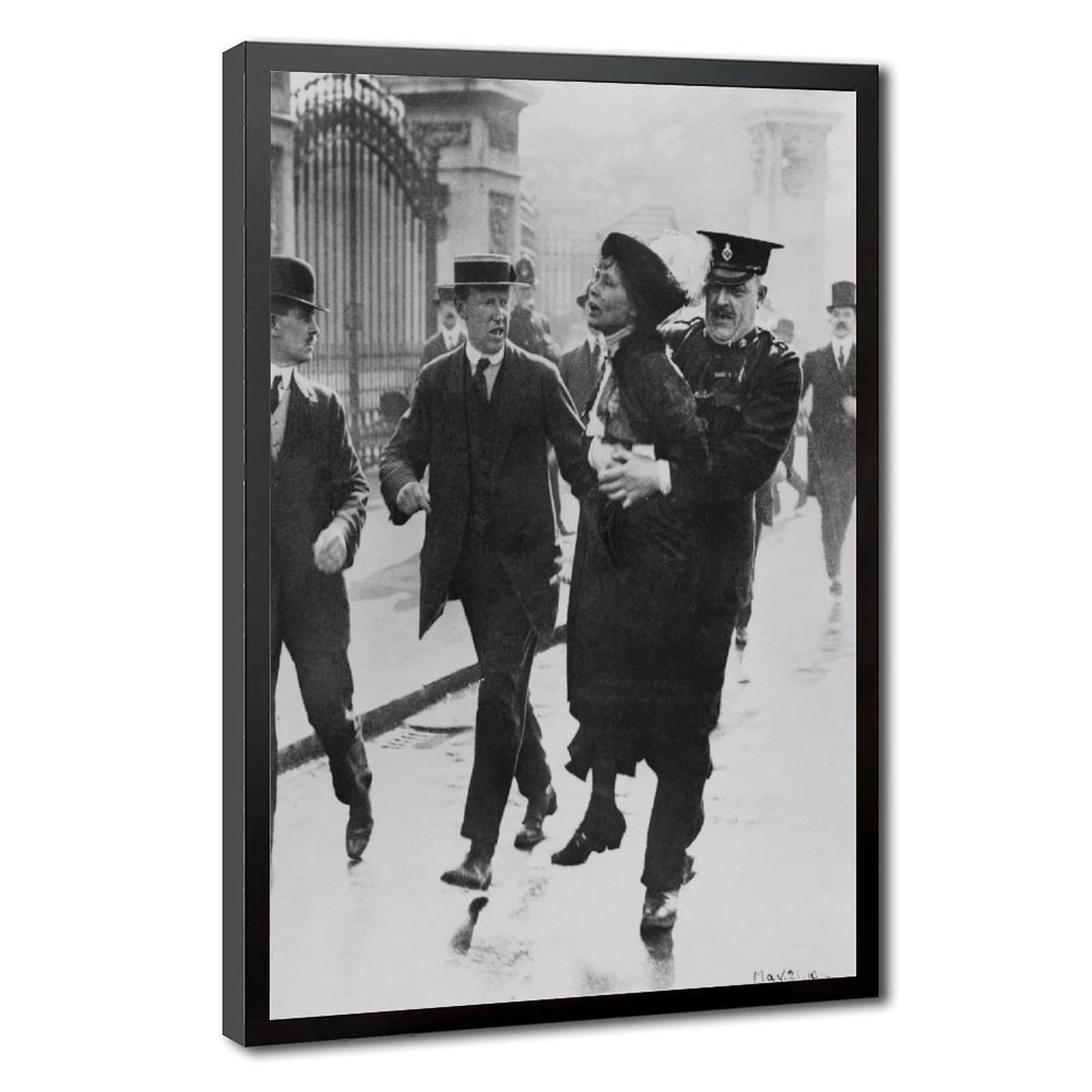 Impression sur toile Emmeline Pankhurst cadre suspendu grand format - 8