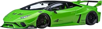 Lambo Huracan GT LB-Silhouette Works Pearl Green Metallic with Black Top 1/18 Model Car by Autoart 79128   