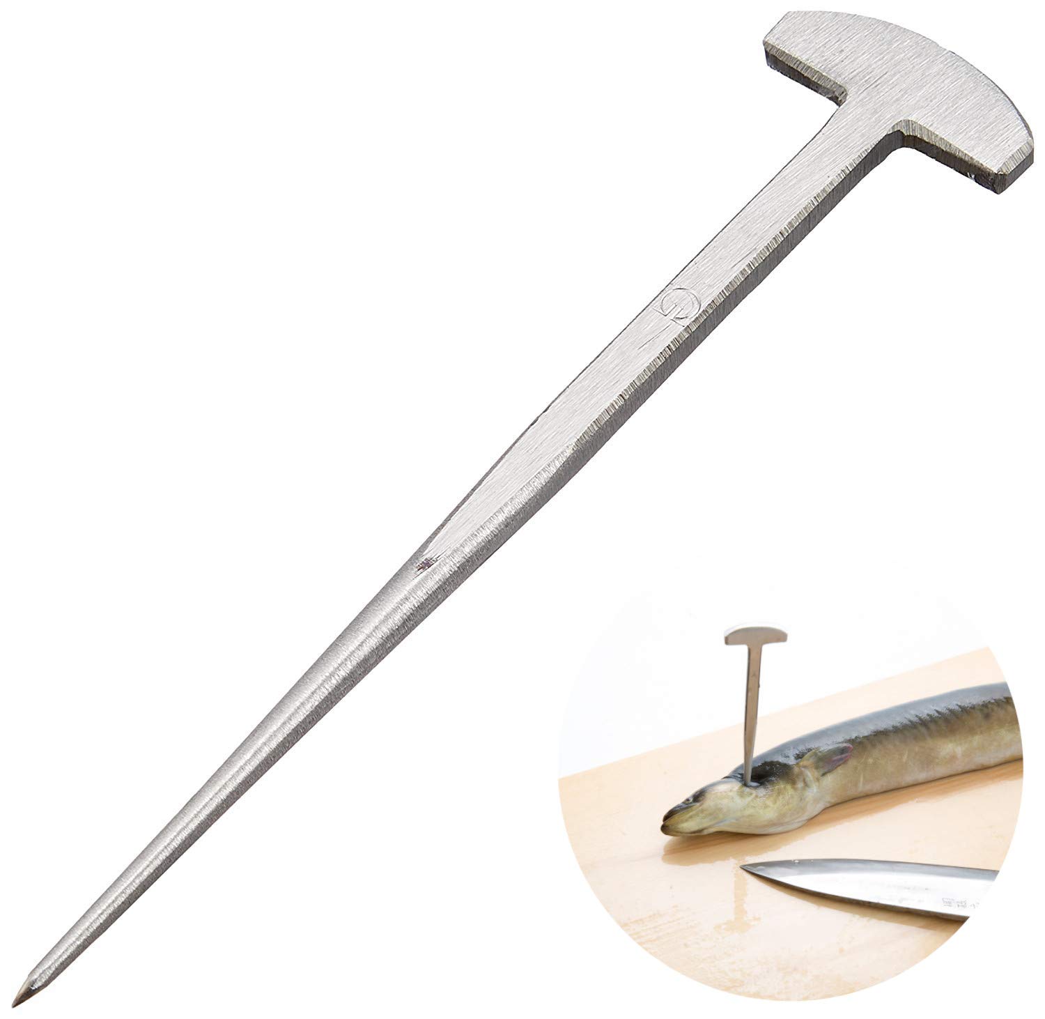 TIKUSAN Meuchi Eel Spike Stainless T-shape Sushi Chef’s Tools Made in Japan