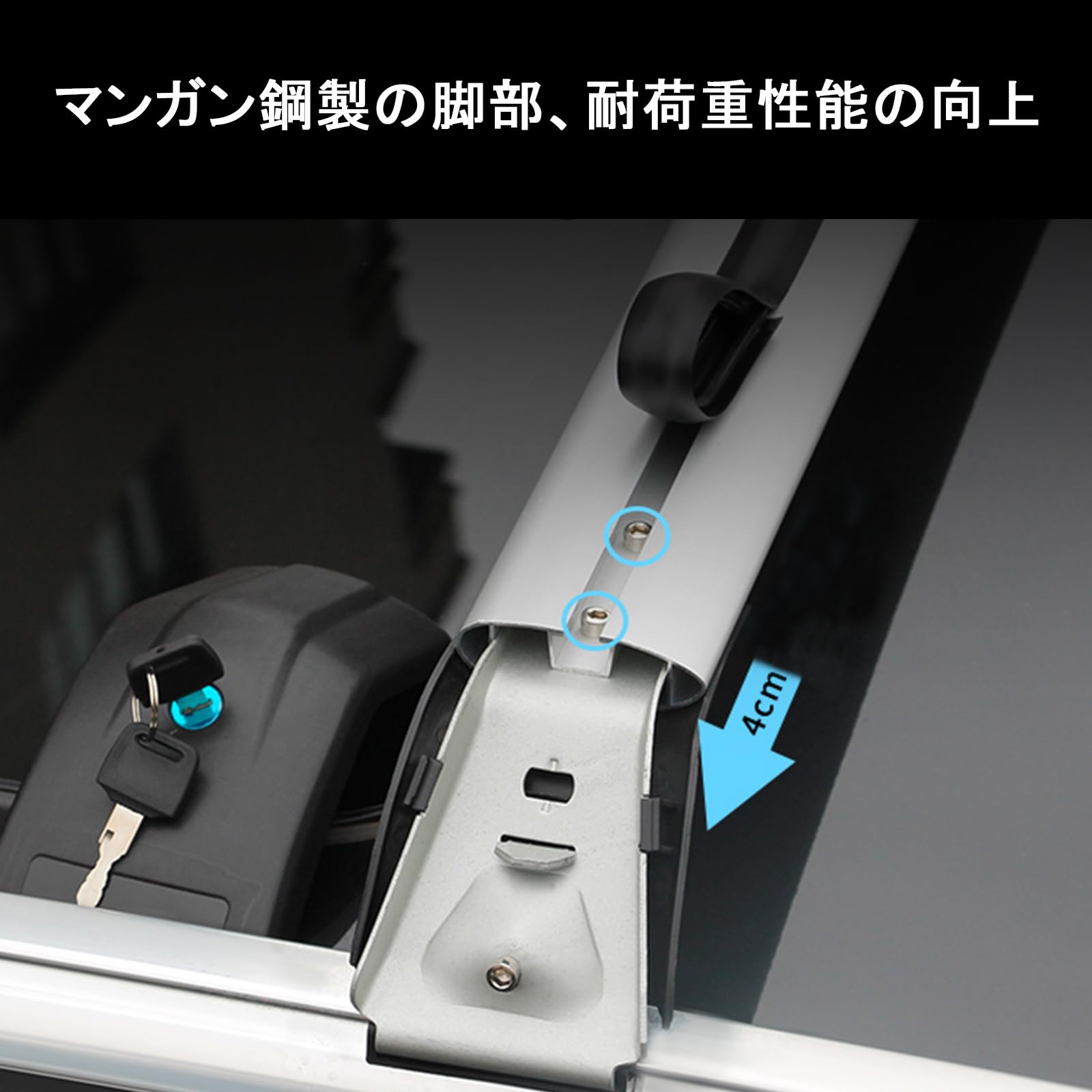 Amazon.co.jp: 新型クロスバー ルーフキャリアに適用ミニ ハッチ R50