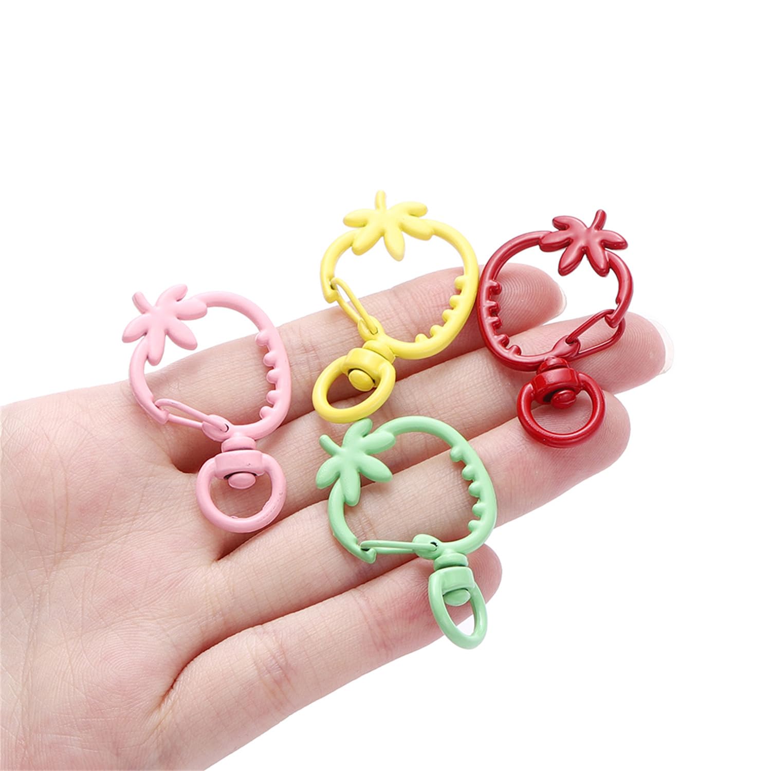 Amazon.com: 5Pcs Swivel Clasps Snap Hook, Strawberrie Shape