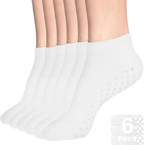 DIBAOLONG Calcetines de corte bajo para mujer y hombre, 6 pares de calcetines de algodón cortos deportivos que no se ven al tobillo