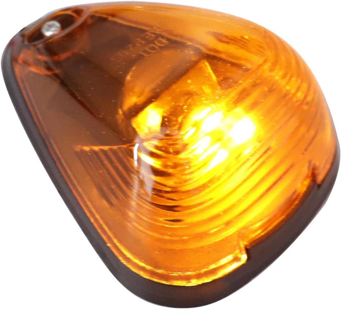 5X Amber LED Cab Roof Marker Light Kit For 99-16 Ford F250 F350 F450 Super Duty