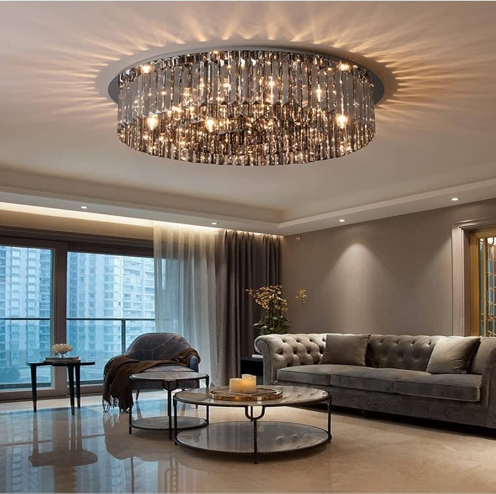 Amazon.co.jp: シャンデリア、K9クリスタルシーリングライト