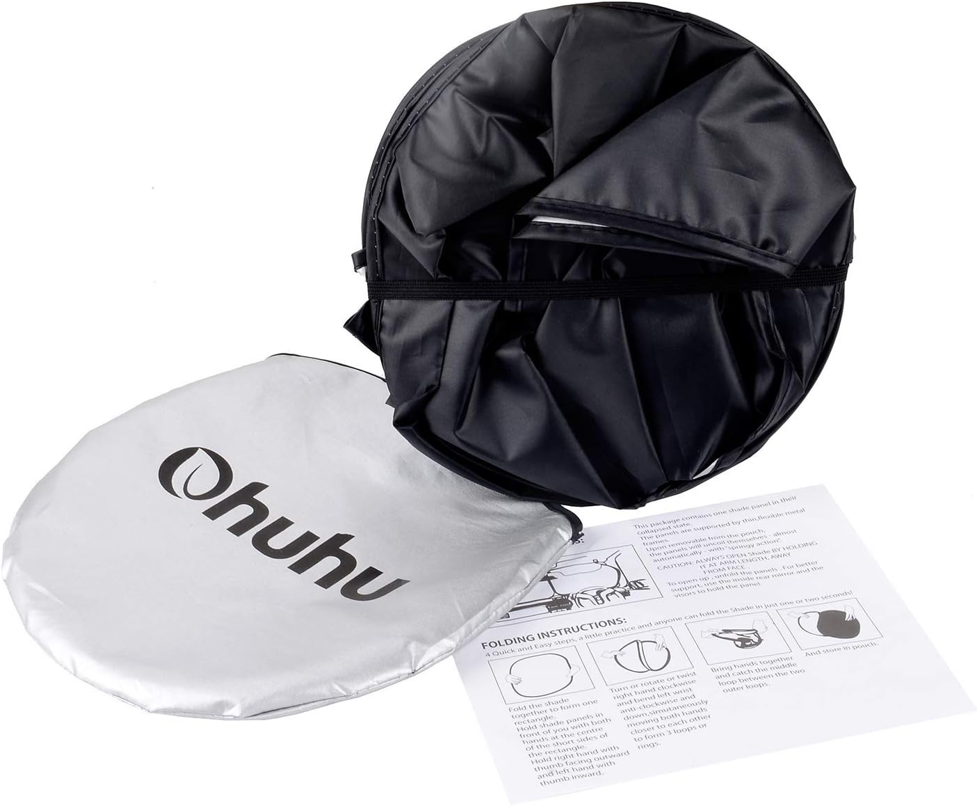 Windshield Sun Shade, Ohuhu Auto Car Sun Shade for Windshield Sunshade Sun Visor for Car Windshield Cover 63 X 33.86 Inches