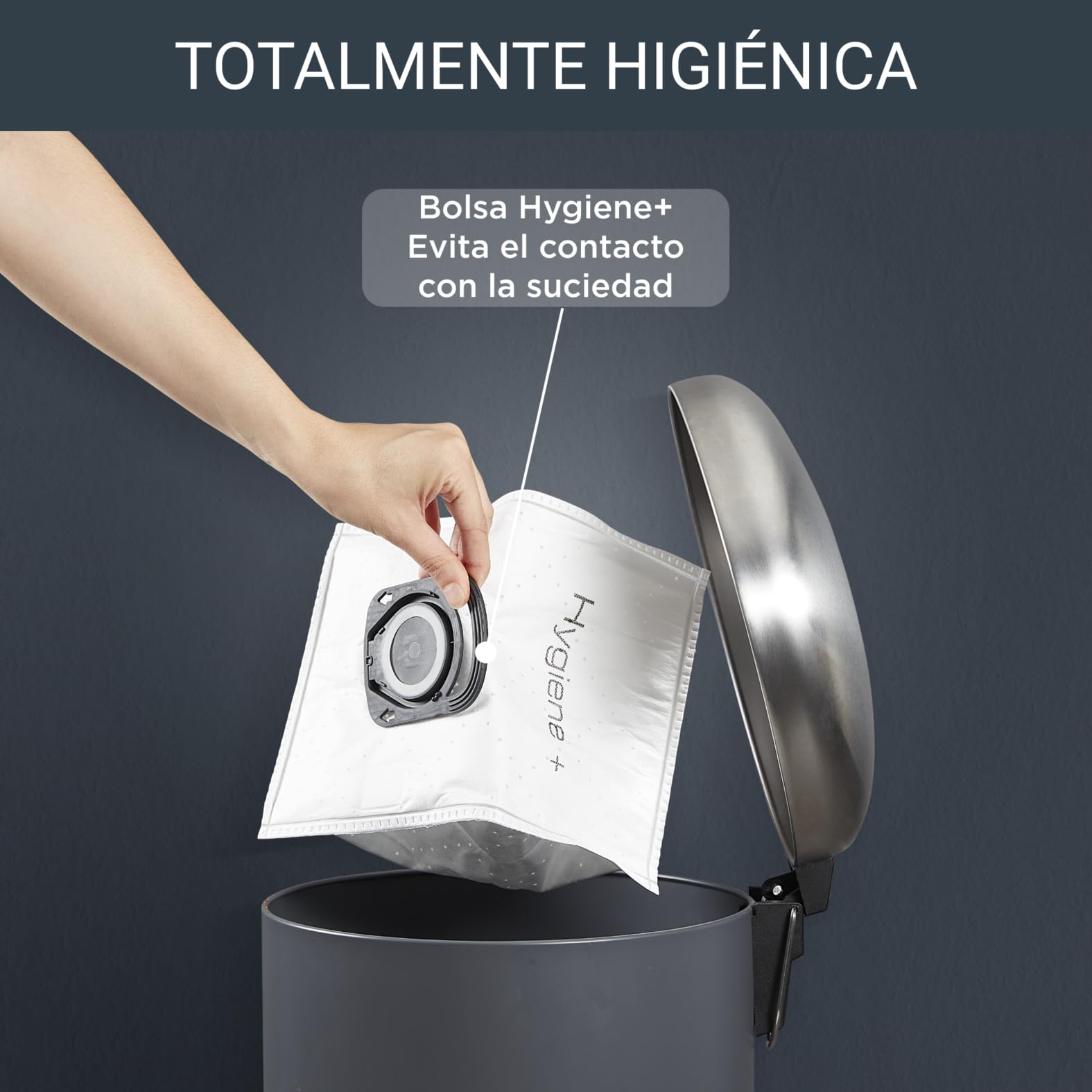 Rowenta Compact Power Parquet - Aspiradora con Bolsa, Motor de bajo Consumo 900 W, filtración Avanzada de 3 Niveles, Bolsa Hygiene+ de 3 L, diseño Compacto, Cepillo para parqué, Rojo (Reacondicionado)