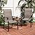 PHI VILLA Patio Dining Set for 6 Clearance, Outdoor Dining Table with Umbrella Hole and 6 Patio Dining Chairs Waterproof & Rustproof Suitable for All Weather