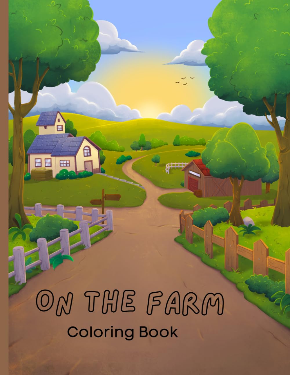 On The Farm Coloring Book