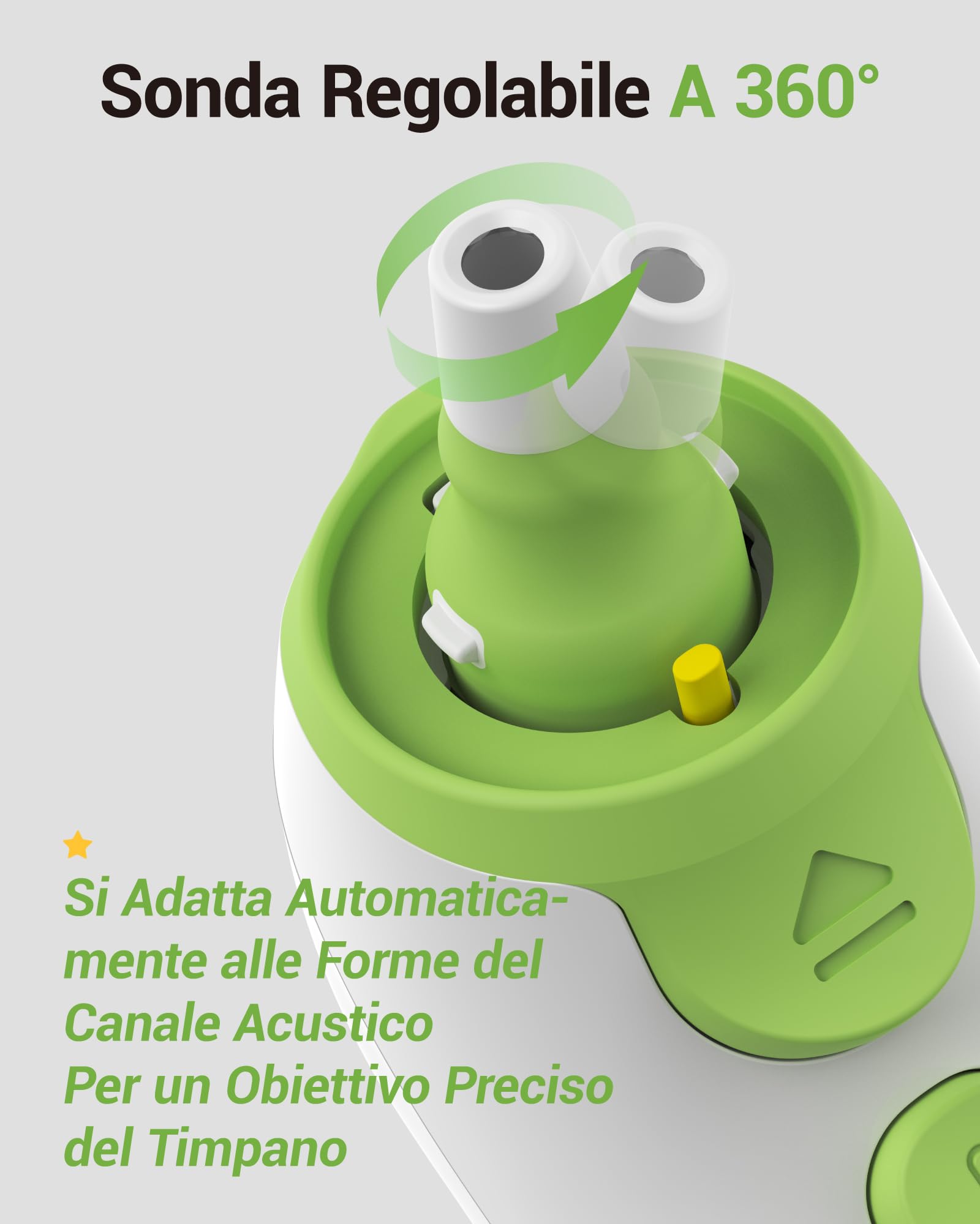 Termometro auricolare, termometri per orecchie per neonati, bambini e adulti, tecnologia Age Grouping, Sonde di preriscaldamento, con luce notturna, 21 coprisonde usa e getta