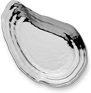 Certified International Silver Plated Porcelain Oyster Platter – 15.5 x ...