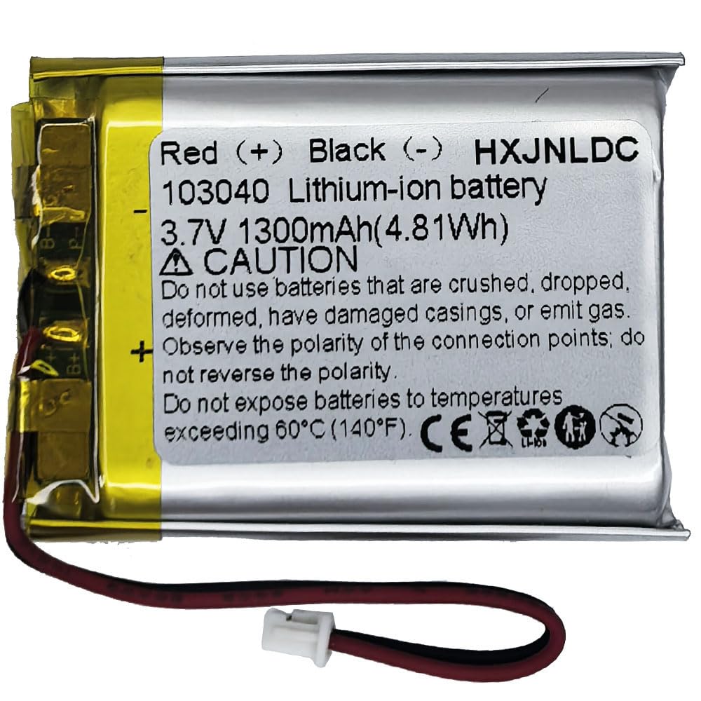 Amazon.com: HXJNLDC DC 3.7V1300mAh 103040 Rechargeable Lithium