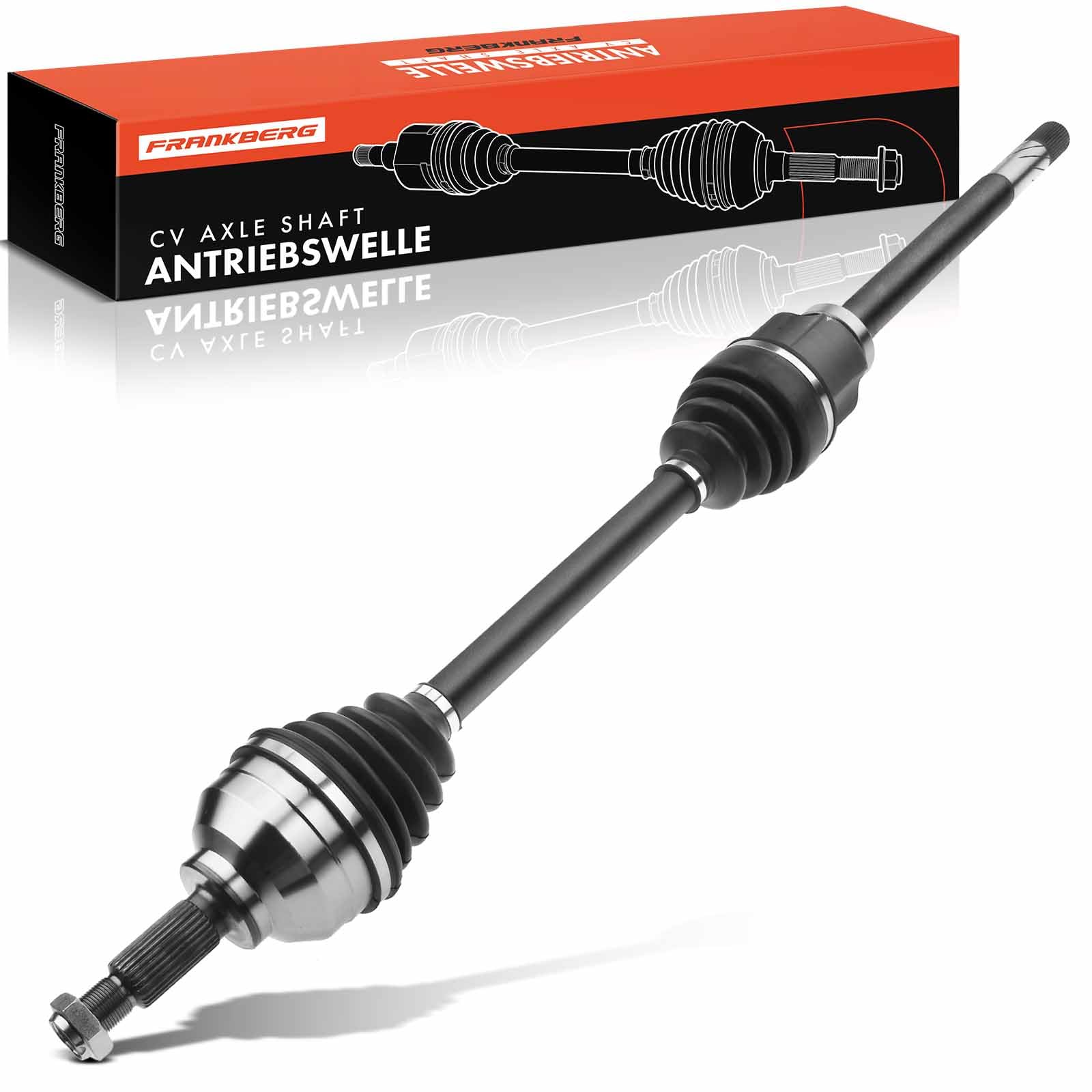 Frankberg Joint Kit Drive Shaft CV Joint Kit MT/AT Mitout ABS Ring Front Axle Right Compatible with Primastar Bus X83 2.0L 2006-2014 Vivaro Estate X83 2.0L 2006-2014 Replace# 8200452268