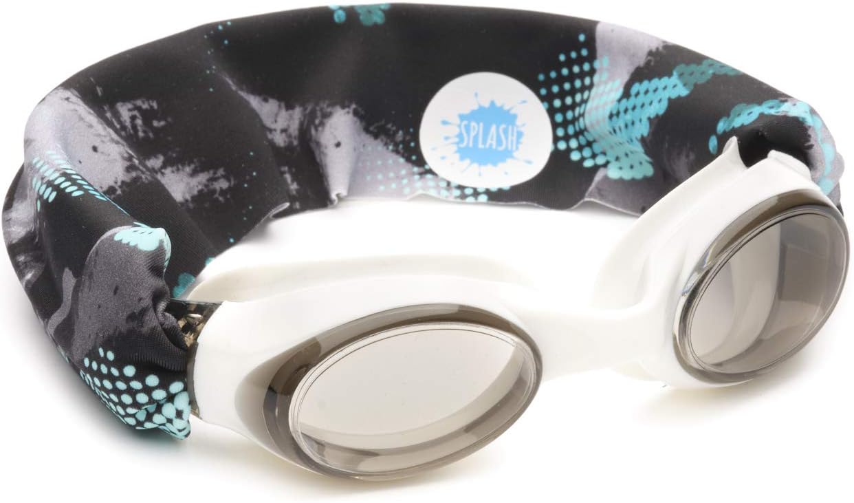 Splash Place SWIM GOGGLES with Fabric Strap - Adult & Kids Swim Goggles