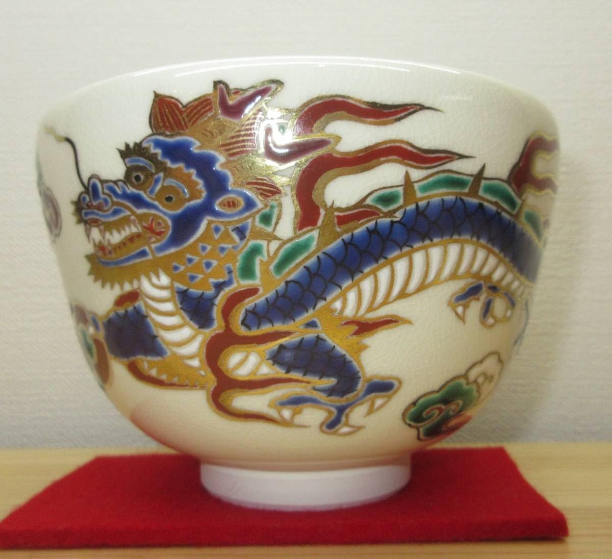 逢絢亭・茶道具 令和8年干支茶碗 京焼 仁清 神馬 田中万祥 共箱 送料