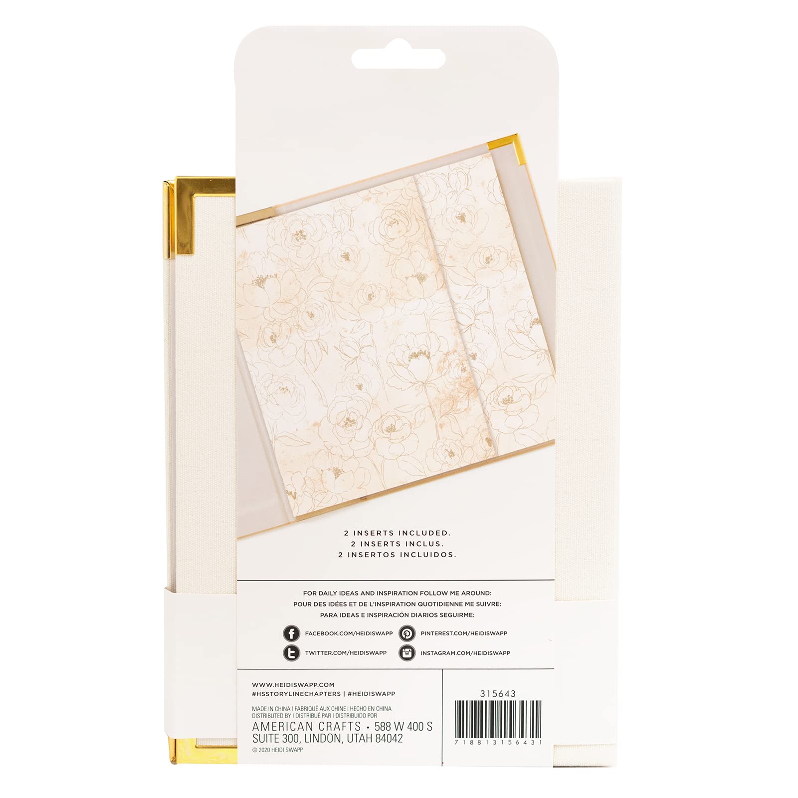 Heidi Swapp Cream STORYLINE Album KIT 6X8