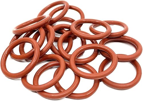 Boxonly 30 PCS O-Rings Silicone Round Seal Grommets 36.1mm OD 32.5mm ID 1.8mm Wi