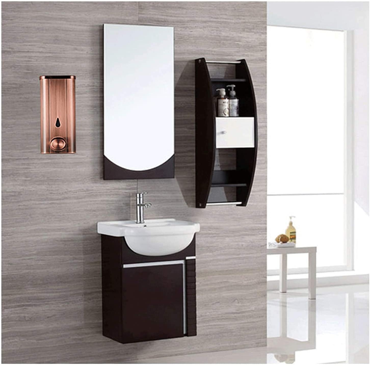 Dispensador de jabón líquido para Ducha, lavavajillas y Fregadero de Cocina, de Acero Inoxidable, Manual, para desinfectante de Manos, Ideal para hoteles y hogares.