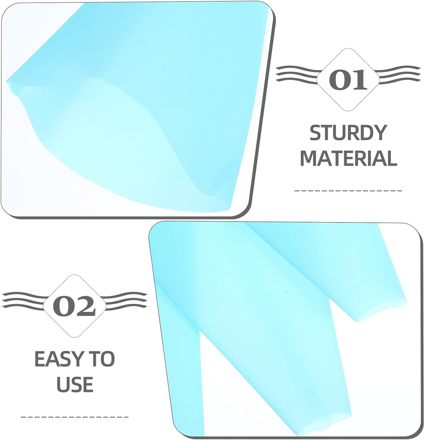 4pcs Reusable Pastry Bags for Baking and Mashed Potatoes EVA
