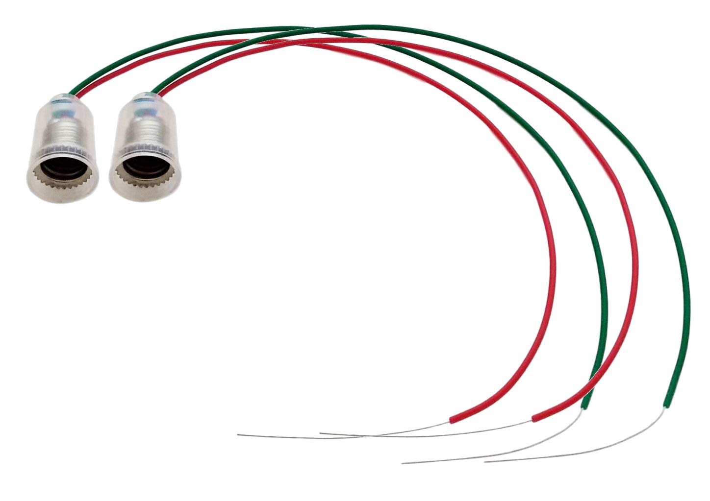 Sci-SupplyE10 Bulb Socket Bulb Holder with 8" Insulated Wires for Science Experiments, Car Lighting and Electrical Testing