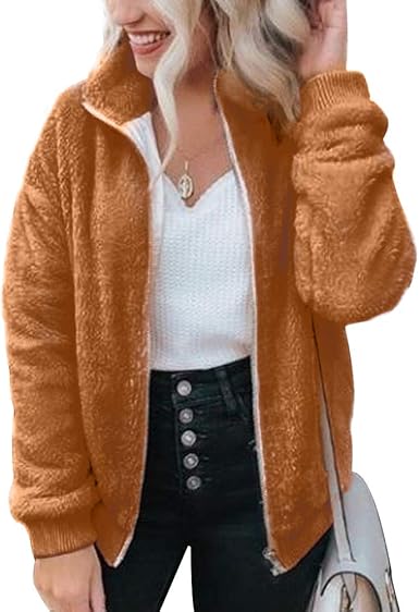 fuzzy tan jacket