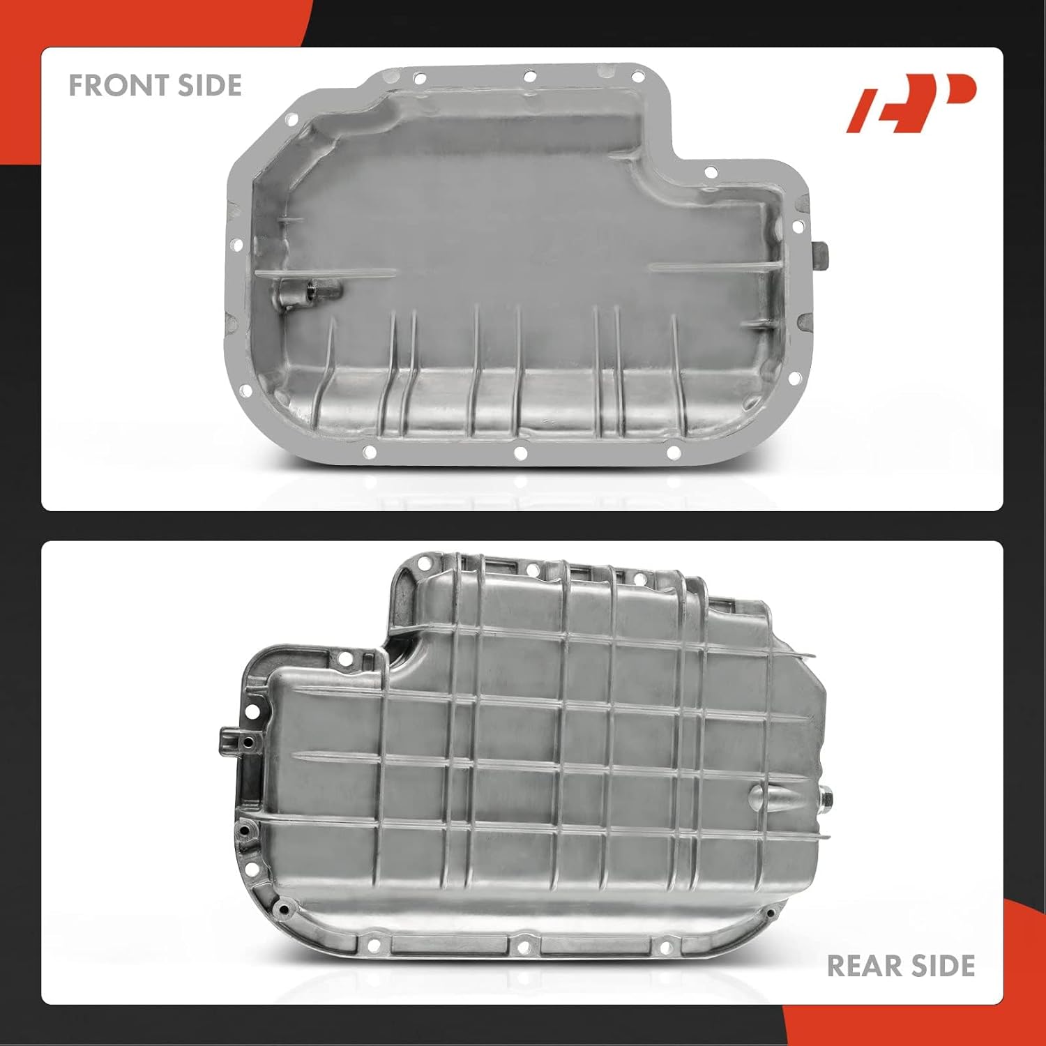 A-Premium Lower Engine Oil Pan Sump with Drain Plug Compatible with Mercedes-Benz C280 CLK320 CLK430 E320 E430 ML320 ML430 S430 S500 SL500 CL500