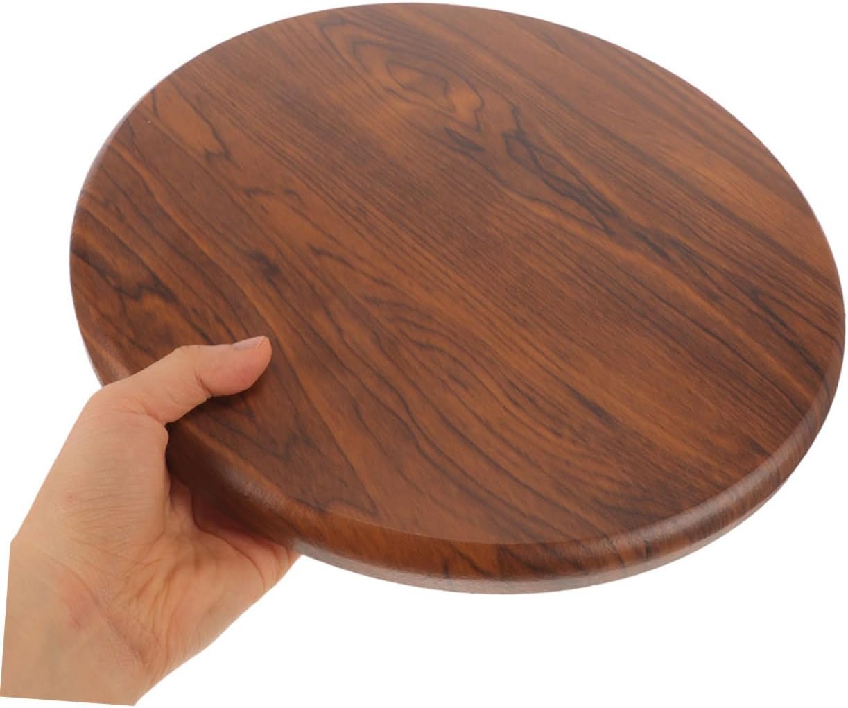 MERRYHAPY 2pcs Solid Wood Stool Surface Round Barstool Cover Wooden Seat Cushion Bar Stool Repair Part for Canteen Supply