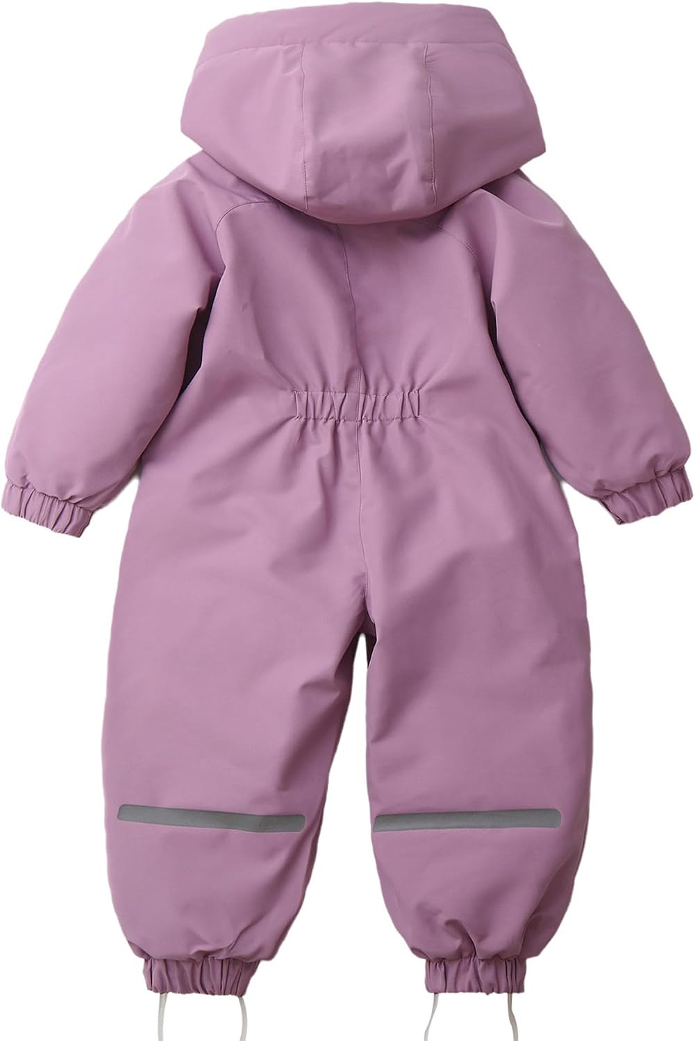 ACSUSS Baby Snowsuit for Boys Girls Quilted Fleece Lined Bodysuit Toddler Hooded Coveralls Windproof Ski Suits