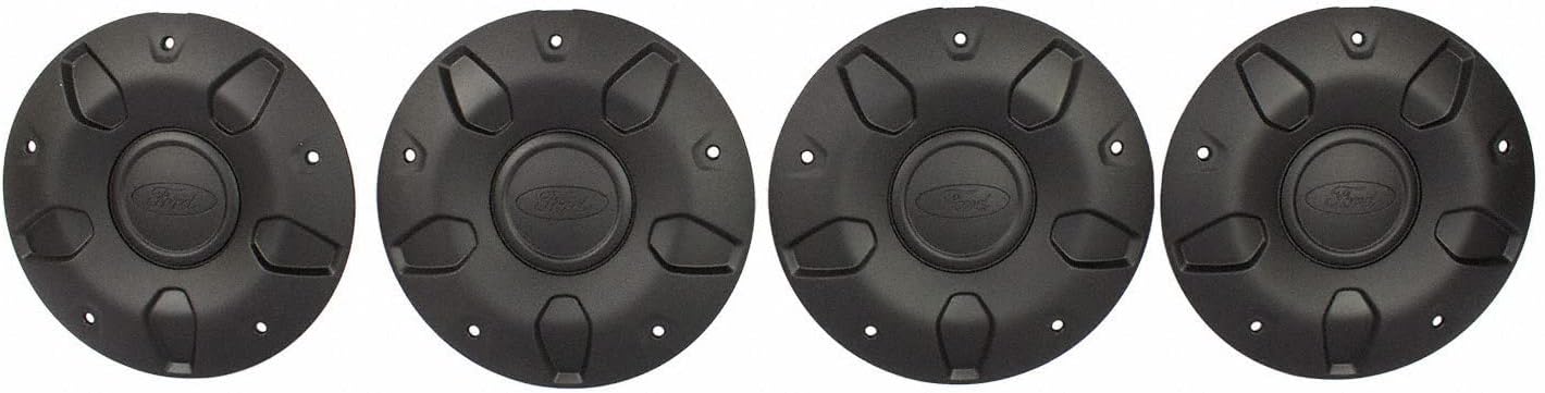 2015+ Ford Transit OEM Non-Dually 16" Steel Wheel Black Center Caps Kit CK4Z-1130-C