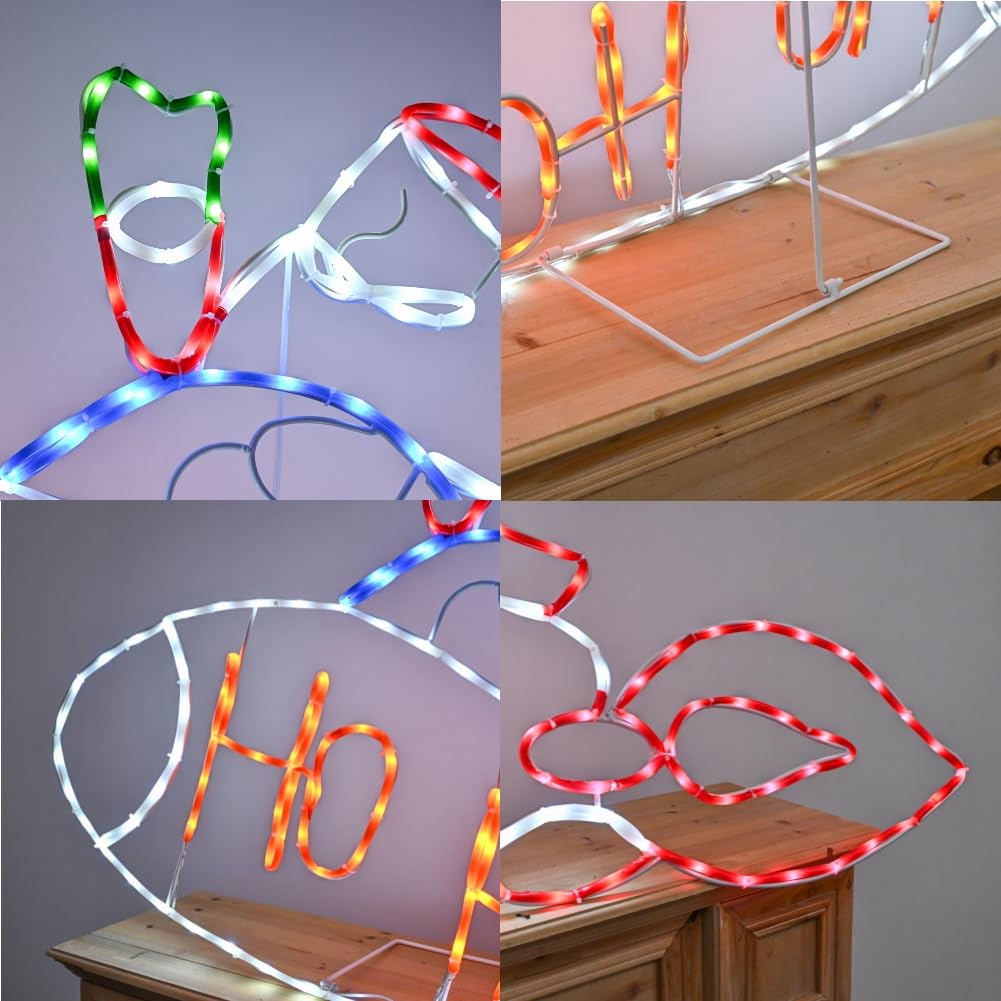 Amazon.com: 5FT 250L LED Santa Claus Rocket Lights, Christmas