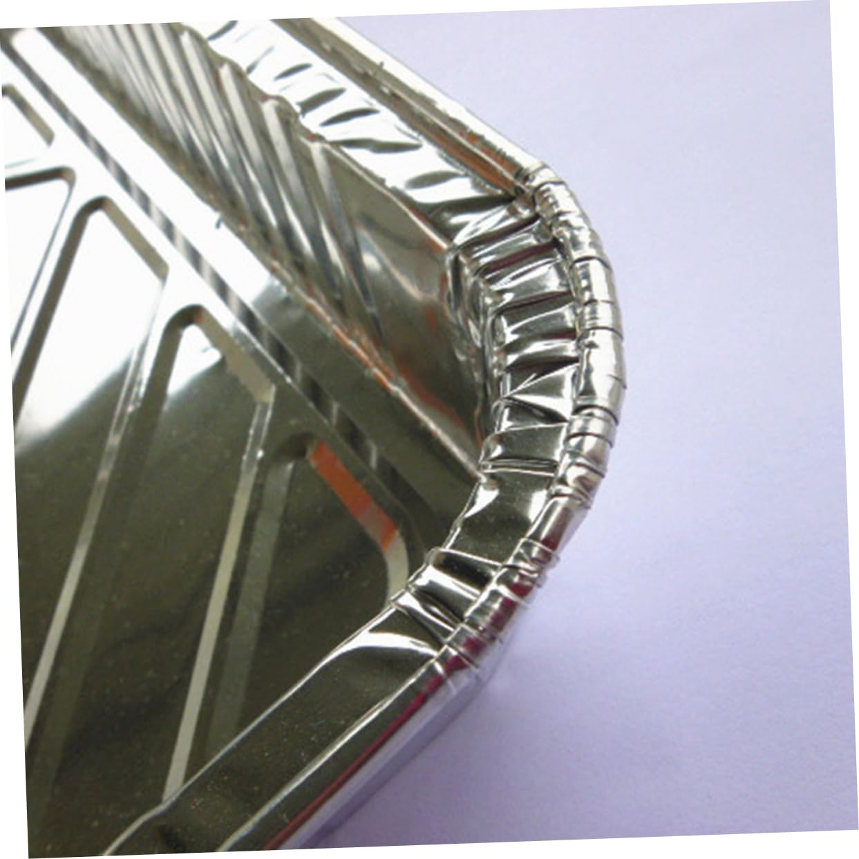 MAGICLULU Vaschette Alluminio per Barbecue USA e Getta, Set 10 Pezzi | Argento, Stagnola per Raccolta Grasso, Manutenzione Griglia, Cottura Indiretta