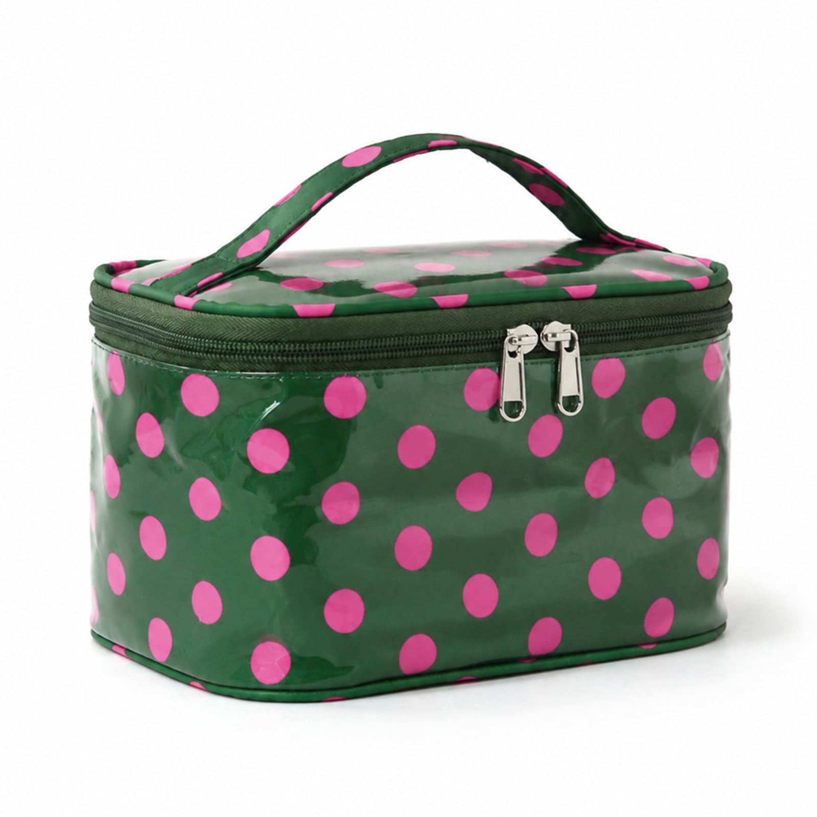 Polka Dot PVC podróżna kosmetyczka do makijażu, wodoszczelna