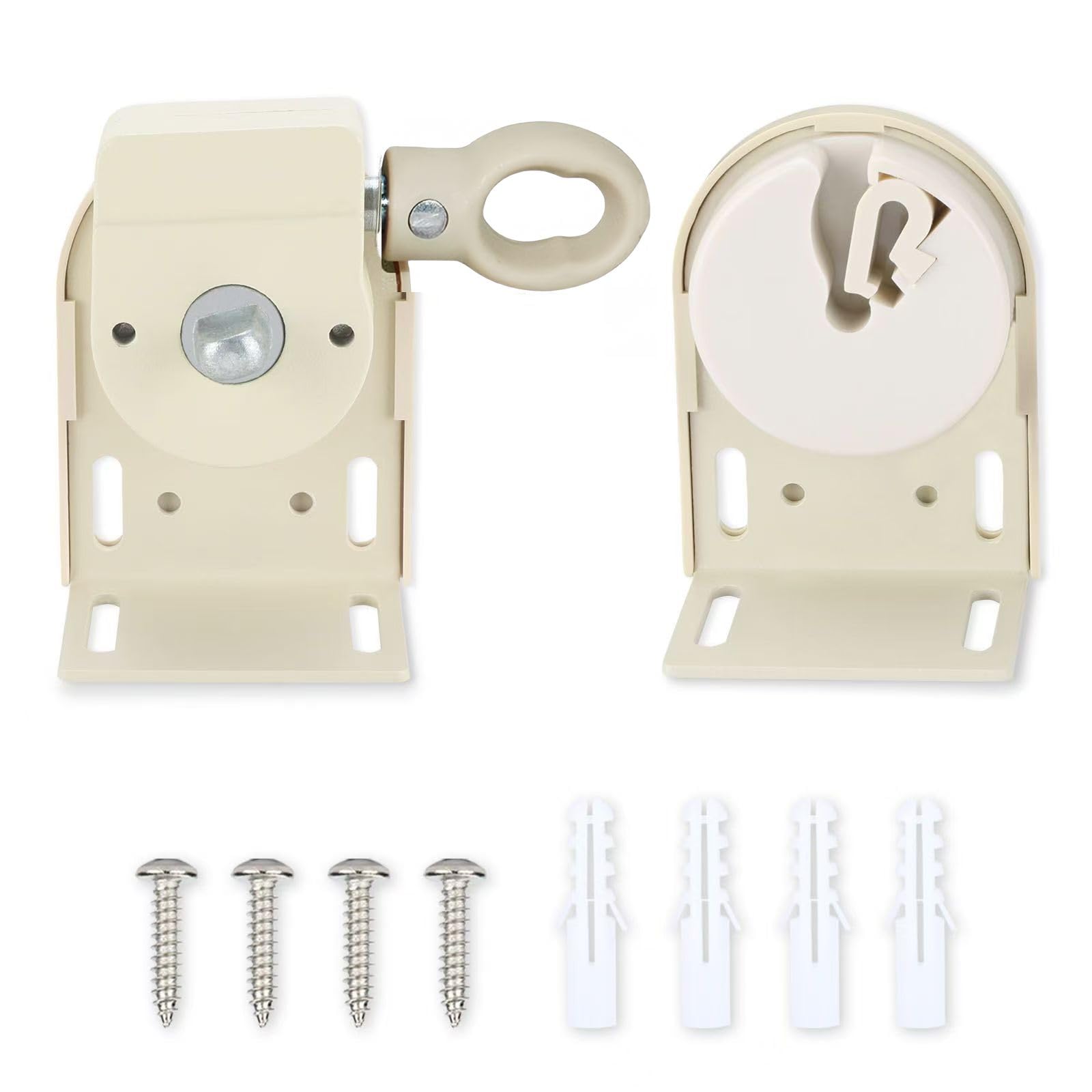 Cordless Bracket for Coolaroo Outdoor Roller Blind, Beige