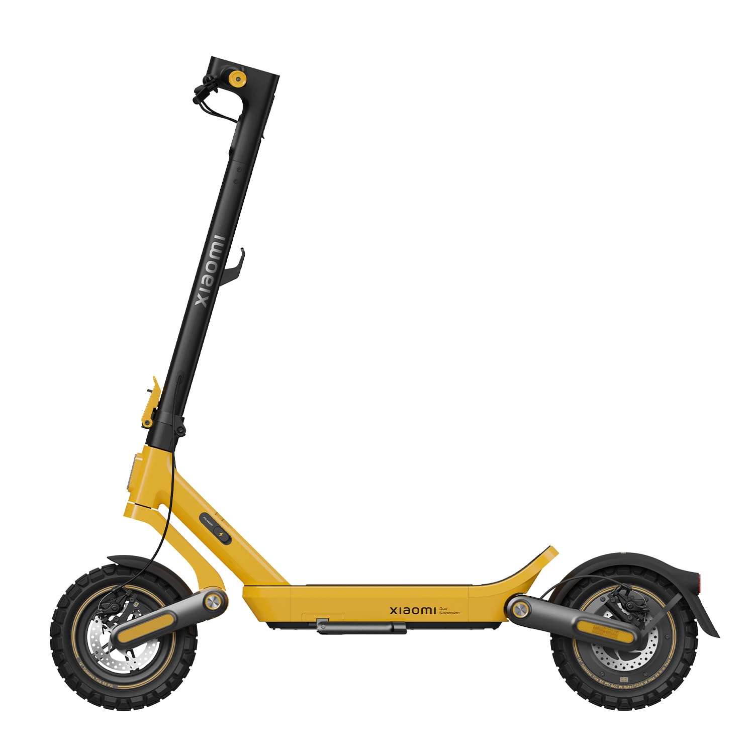Xiaomi Patinete Eléctrico Serie 6, Homologado DGT, Velocidad Máxima 25 km/h, Autonomía 25-75 km, Neumáticos Sin Cámara 10-12" Pulgadas, Suspensión, Doble Freno, Plegable, Control por Aplicación