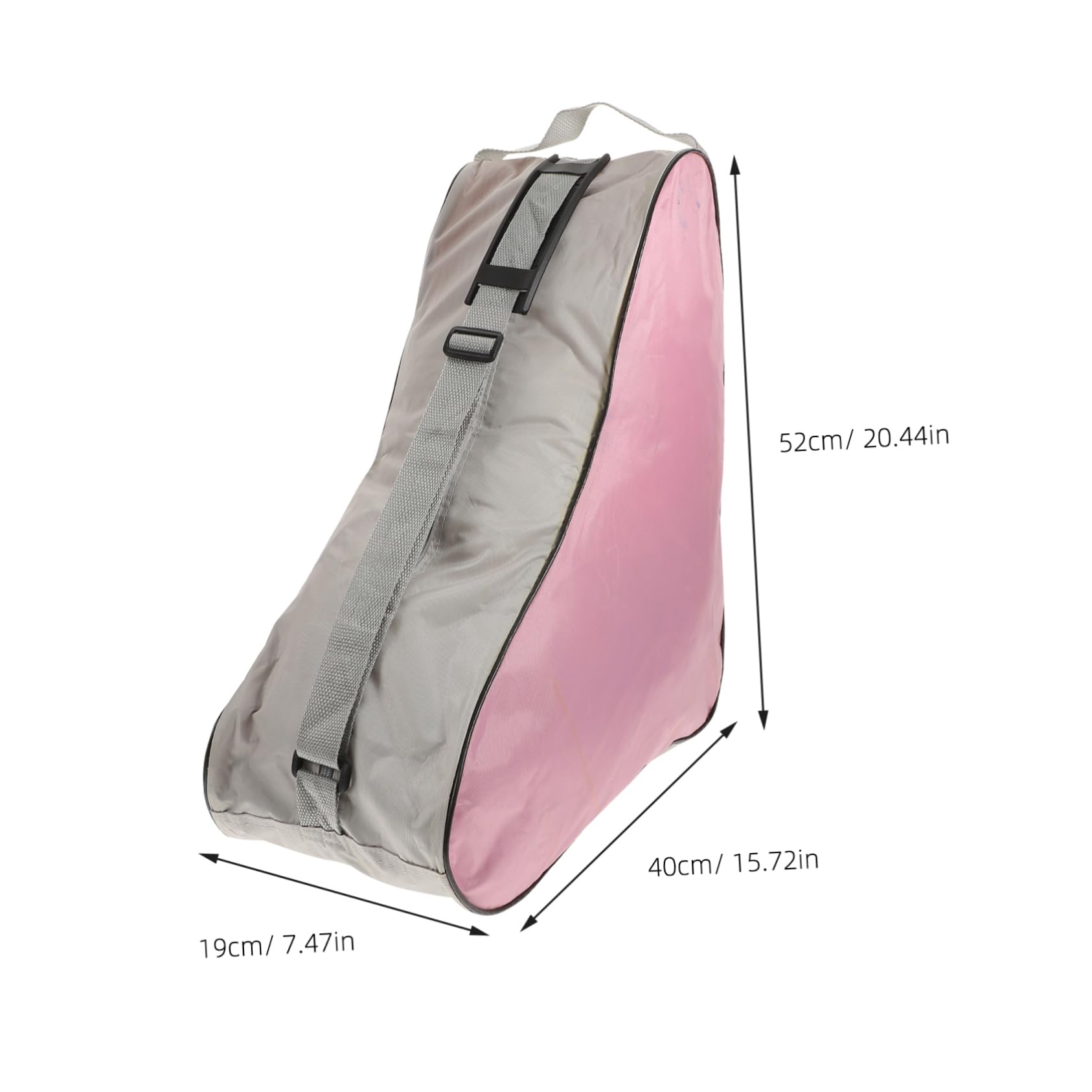 Yardwe Skating Triangle Bag Shoulder Bag Roller Skates Handbag Easy to Use and Clean