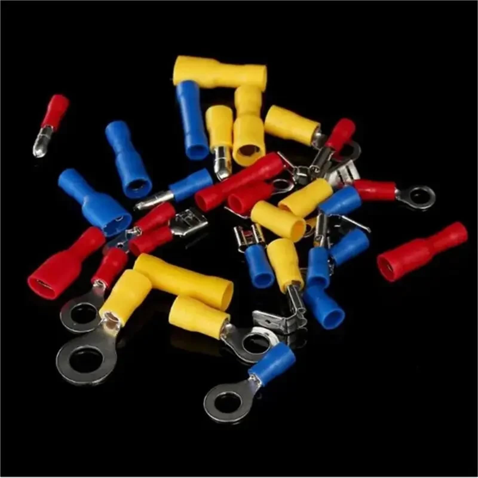 Cosses à sertir isolées, connecteurs de fils, 280 pièces, câbles électriques, ensemble fourches anneau bout, kit assorti cosses roulées pour terminaisons diverses