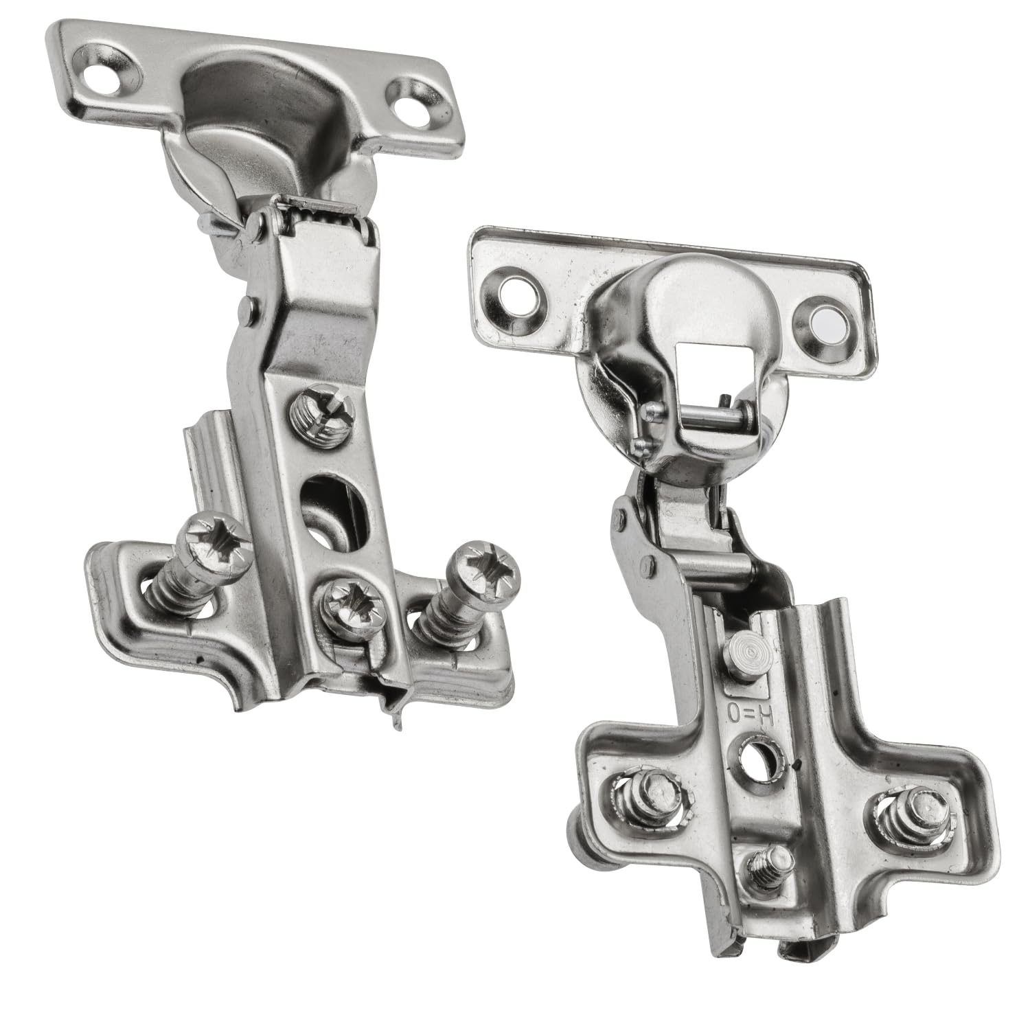Half Overlay Mini Hinge Kitchen Cabinet Caravan Door 26 mm + Screws Concealed Small Furniture Doors Wardrobe