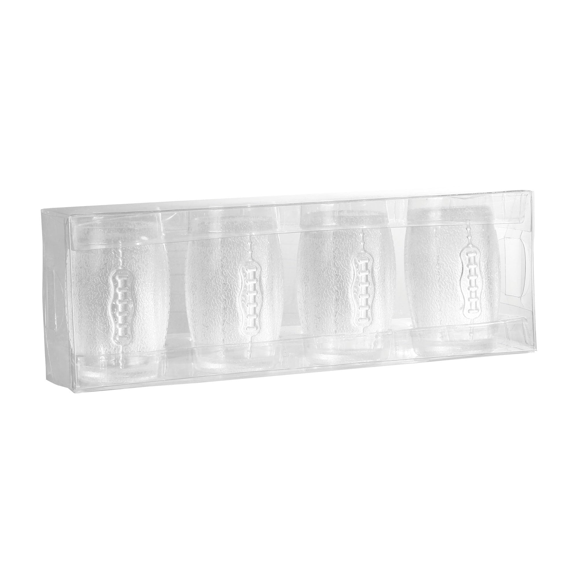 Vasos de chupito de fútbol, vasos reutilizables de plástico acrílico duradero, perfectos para dispensador de chupitos, cualquier licor, degustación, salsa, inmersión y cócteles, 2 4