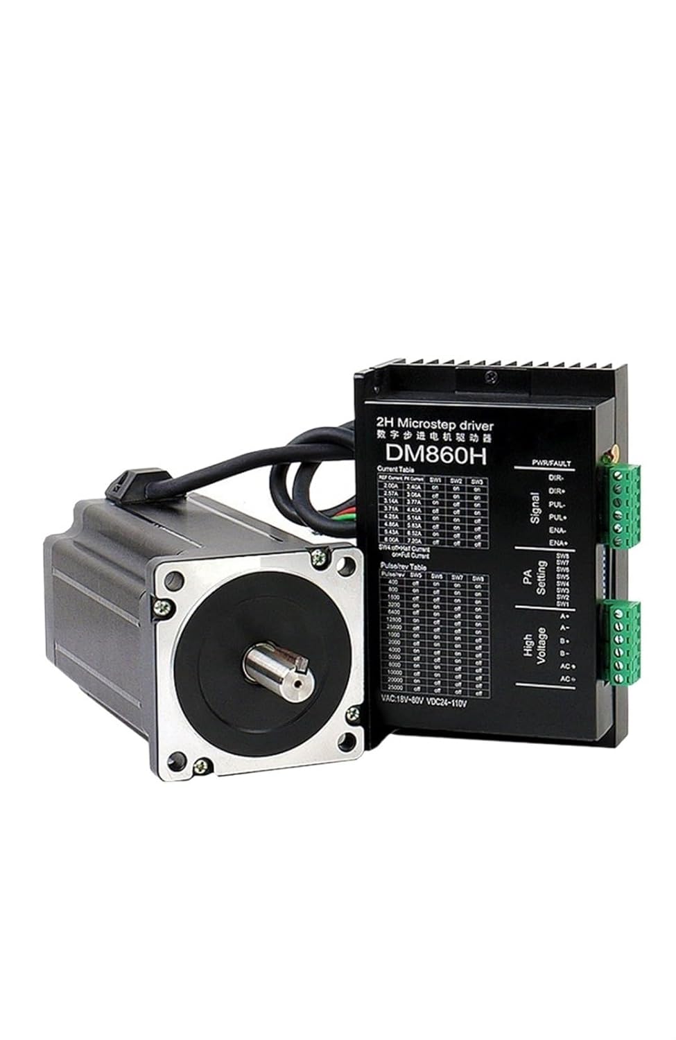COKYIS 86 Two-Phase Four-Wire Hybrid Stepper Motor with high-Precision Body and Optional Open-Loop high-Power and high-Torque Industrial Type