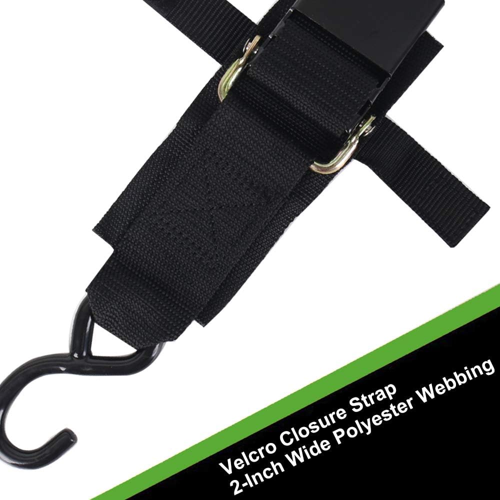 XSTRAP Marine Boat Trailer 2" x 4' Trailer Transom Tie-Down Straps, 2PK : Sports & Outdoors
