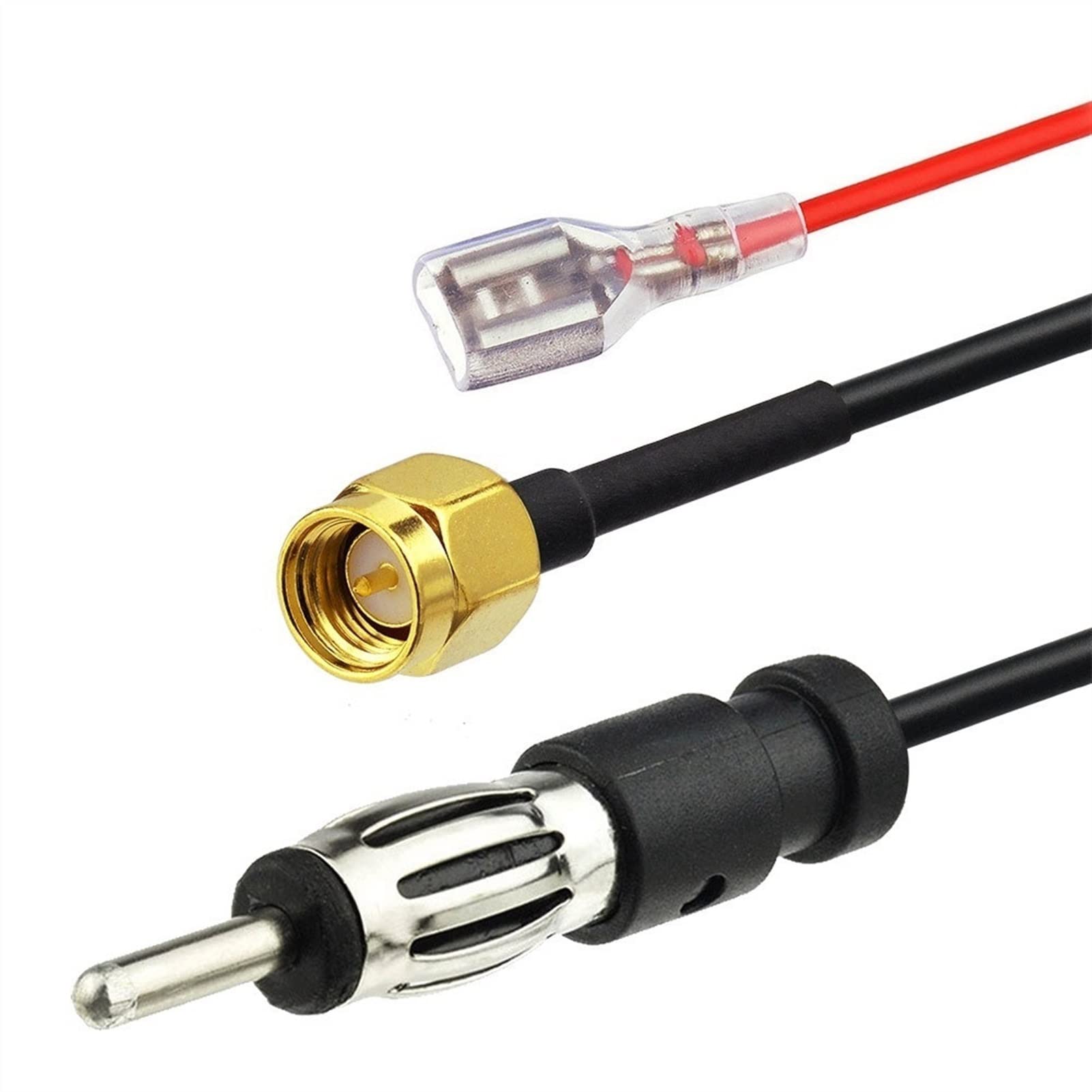 EPMANN DAB/DAB + / FM/AM ANTENNA DI ANTENNA DEL TOPO DI AEREA DELLA RADIO DI DIGRIALE AUTO for AMPLIFICATO Sma. Connettore a spina antenna wi-fi