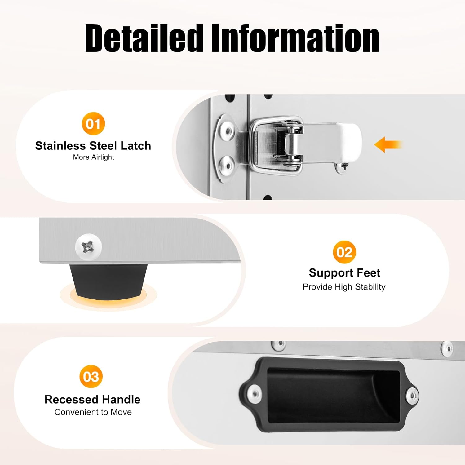 Commercial Large 18 Trays Food Dehydrator, 600W Detachable Stainless Steel Dryer Machine Premium Multi-Tier Meat Beef Jerky Maker Fruit/Vegetable Dryer, up to 194℉ Temperature,1-12 Hours Time Control